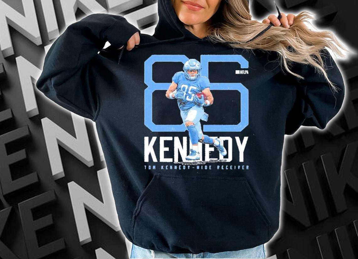 Tom Kennedy Detroit Bold Number Football Shirt t-shirt