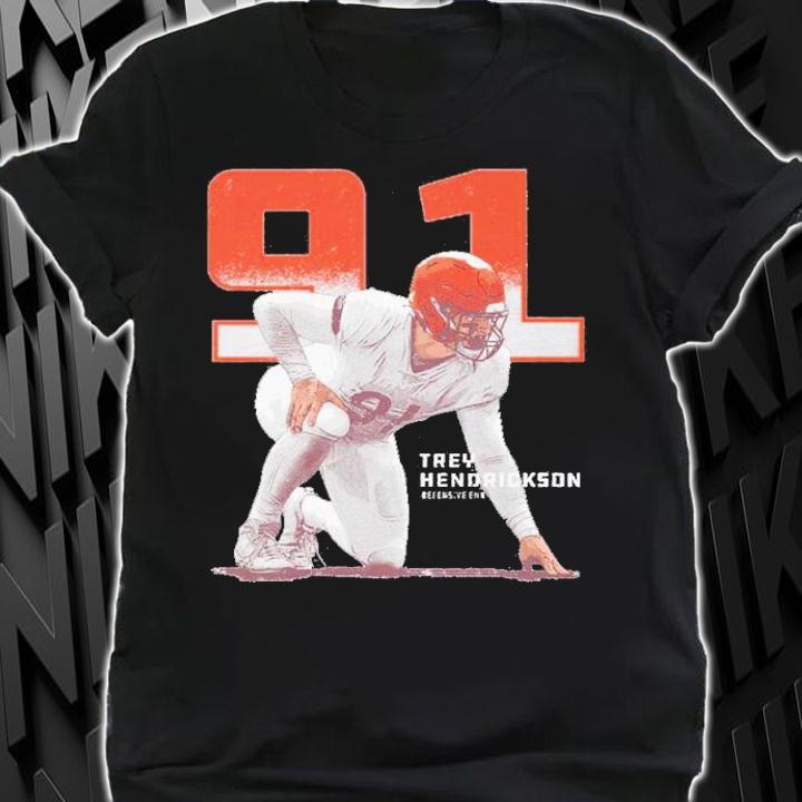 Trey Hendrickson Cincinnati Outline Football Shirt t-shirt shirt