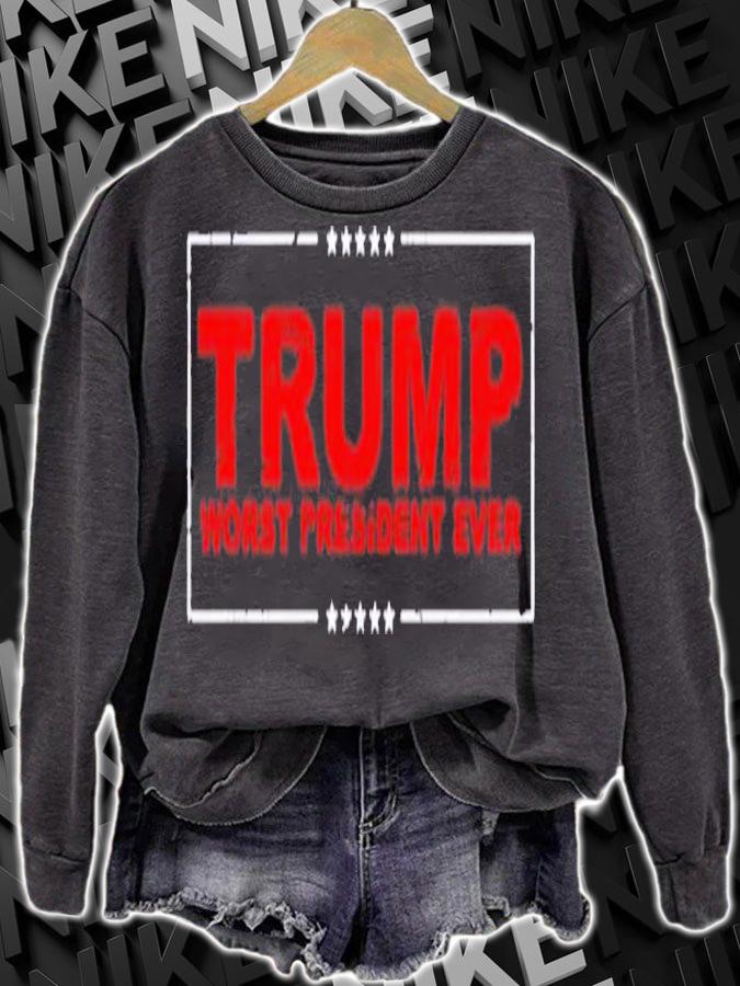 Vintage President Trump Worst President Ever Anti Trump shirt t-shirt