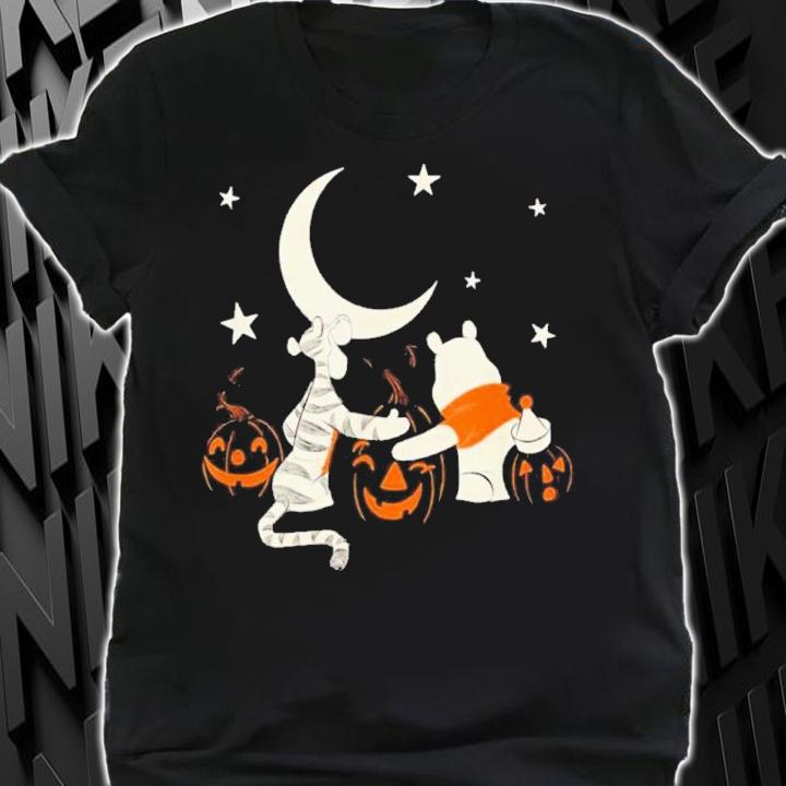 Winnie The Pooh Halloween Tigger And Pooh Pumpkins Shirt t-shirt shirt