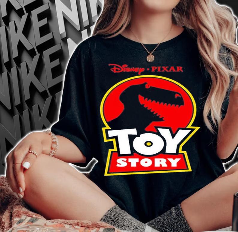 Disney Pixar Jurassic Rex Toy Story Shirt t-shirt woman shirt