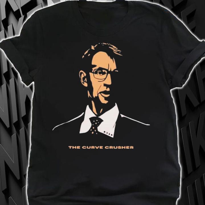 Dr Ashley Bloomfield The Curve Crusher T-Shirt t-shirt