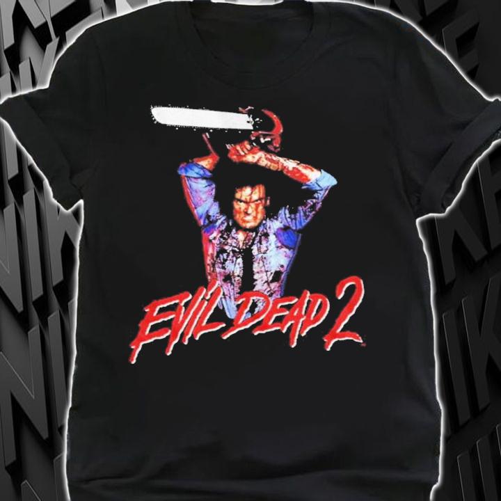 Evil Dead 2 Raised Chainsaw Shirt t-shirt shirt