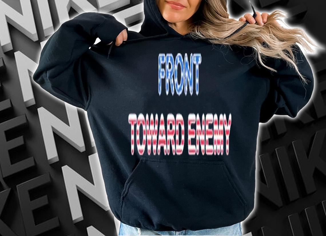 Front Toward Enemy American Flag Shirt t-shirt