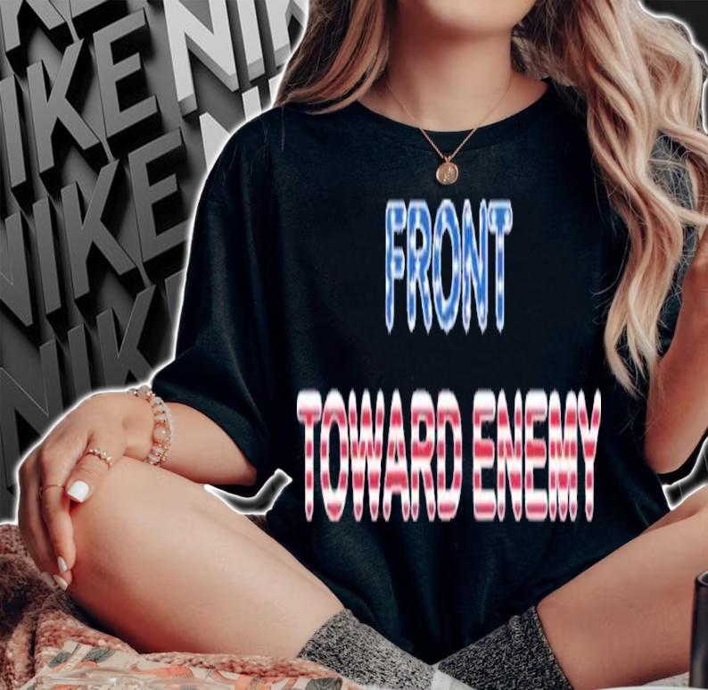 Front Toward Enemy American Flag Shirt t-shirt