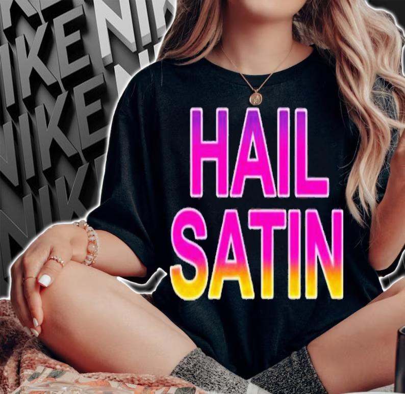 Hail Satin Shirt t-shirt woman shirt