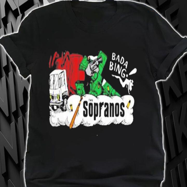 Illustration Tv Show Mafia Tony Soprano The Sopranos T-Shirt t-shirt