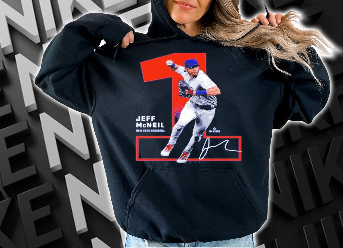 Jeff McNeil New York M Outline Baseball Signatures Shirt t-shirt