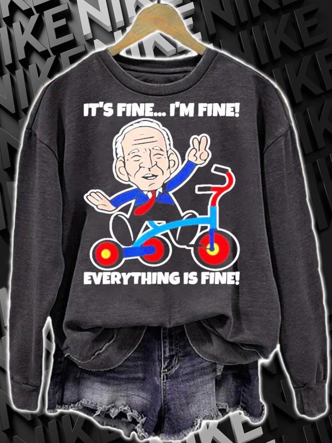 Joe Biden It's Fine I'm Fine Everything Is Fine 2022 T-Shirt t-shirt