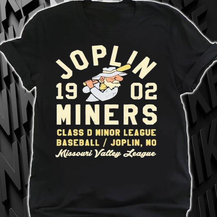 Joplin Miners 1902 Class D Minor League Baseball Joplin Mo Missouri Valley League Shirt t-shirt shirt