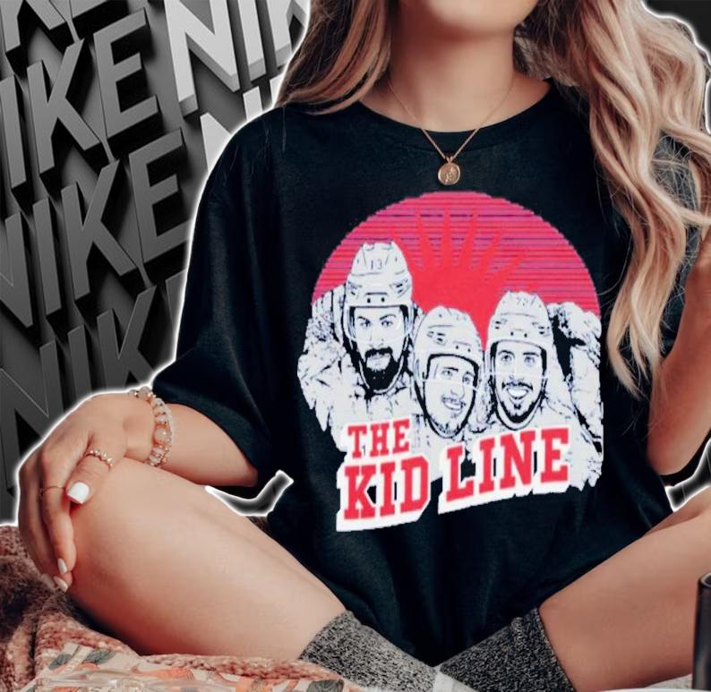 Lafreniere Kakko And Chytil Mount Kid Line Shirt t-shirt