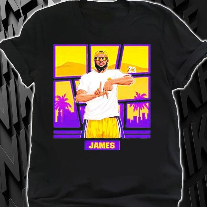 Lakers' Lebron James NBA Vintage Shirt t-shirt