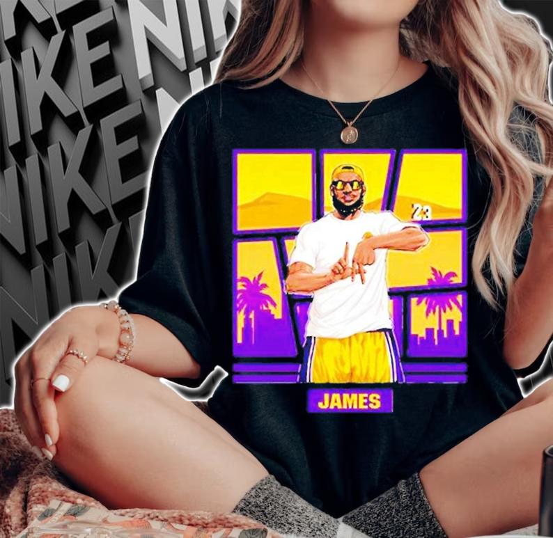 Lakers' Lebron James NBA Vintage Shirt t-shirt