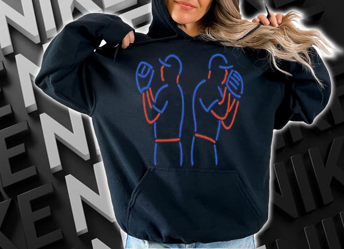 LFGM NYM Neon Project Back To Back Athlete Logos Shirt t-shirt