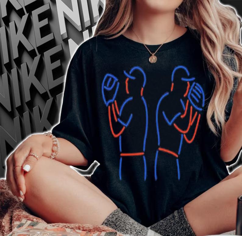LFGM NYM Neon Project Back To Back Athlete Logos Shirt t-shirt