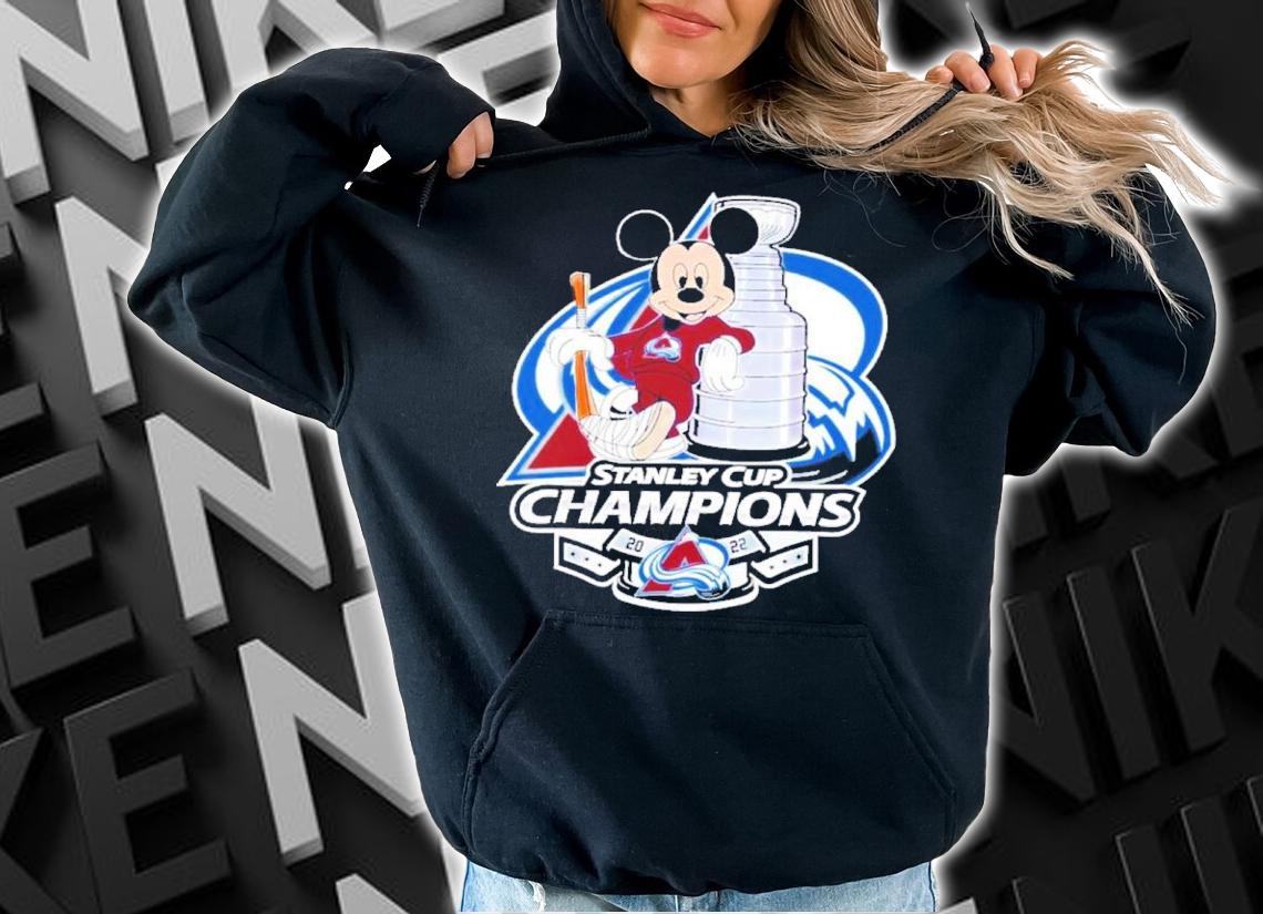 Mickey Mouse Colorado Avalanche 2022 Stanley Cup Champions Shirt t-shirt hoodie