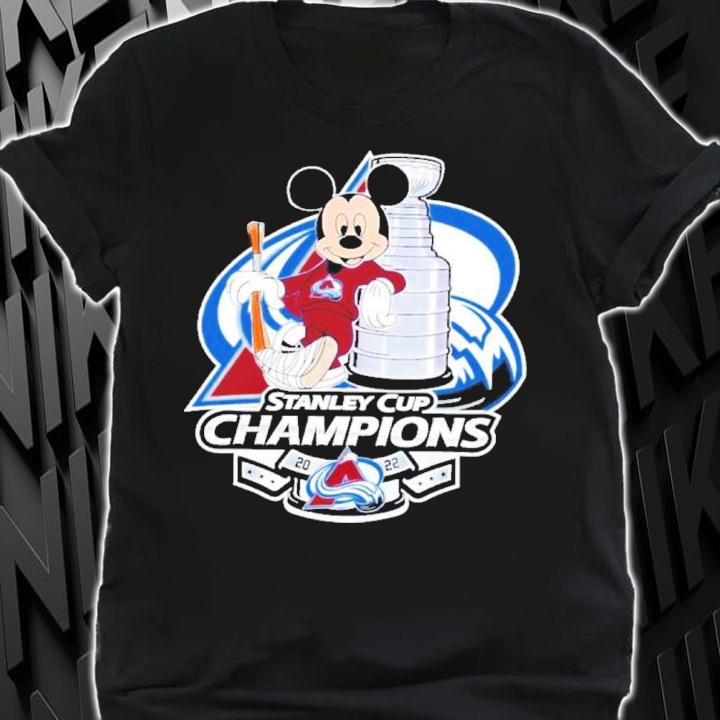 Mickey Mouse Colorado Avalanche 2022 Stanley Cup Champions Shirt t-shirt shirt