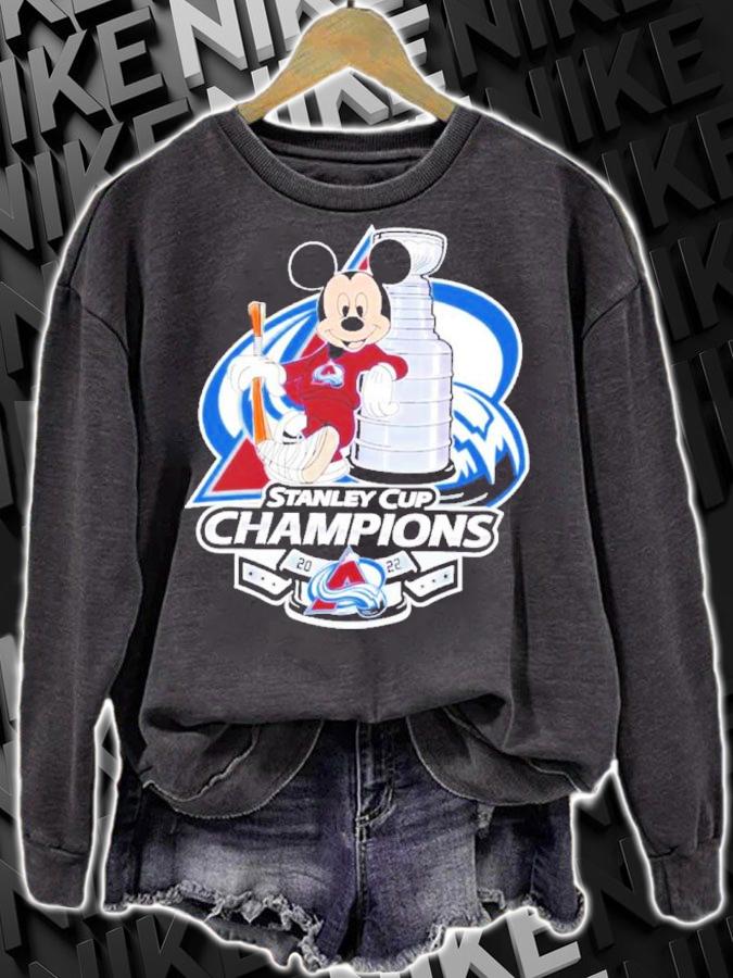 Mickey Mouse Colorado Avalanche 2022 Stanley Cup Champions Shirt t-shirt sweatshirt