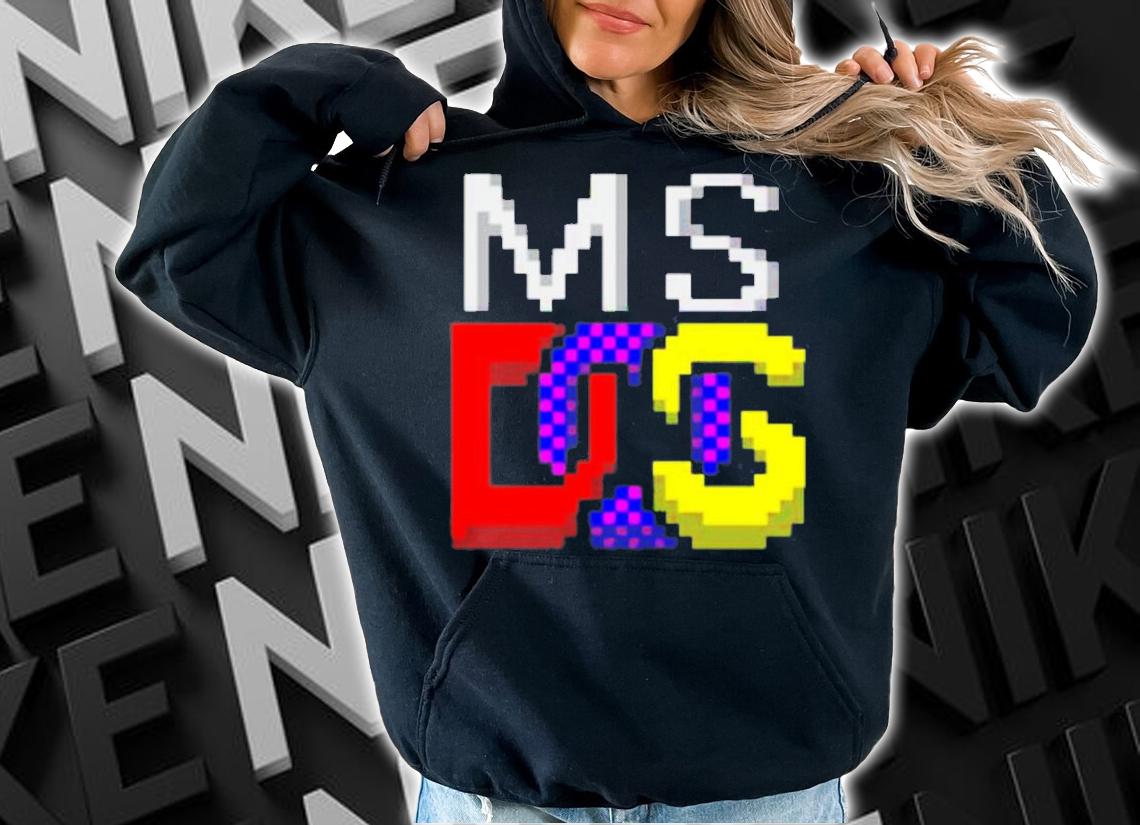 Ms-Dos Icon Retro Pixel Asymbol Jen Gentleman T-Shirt t-shirt hoodie