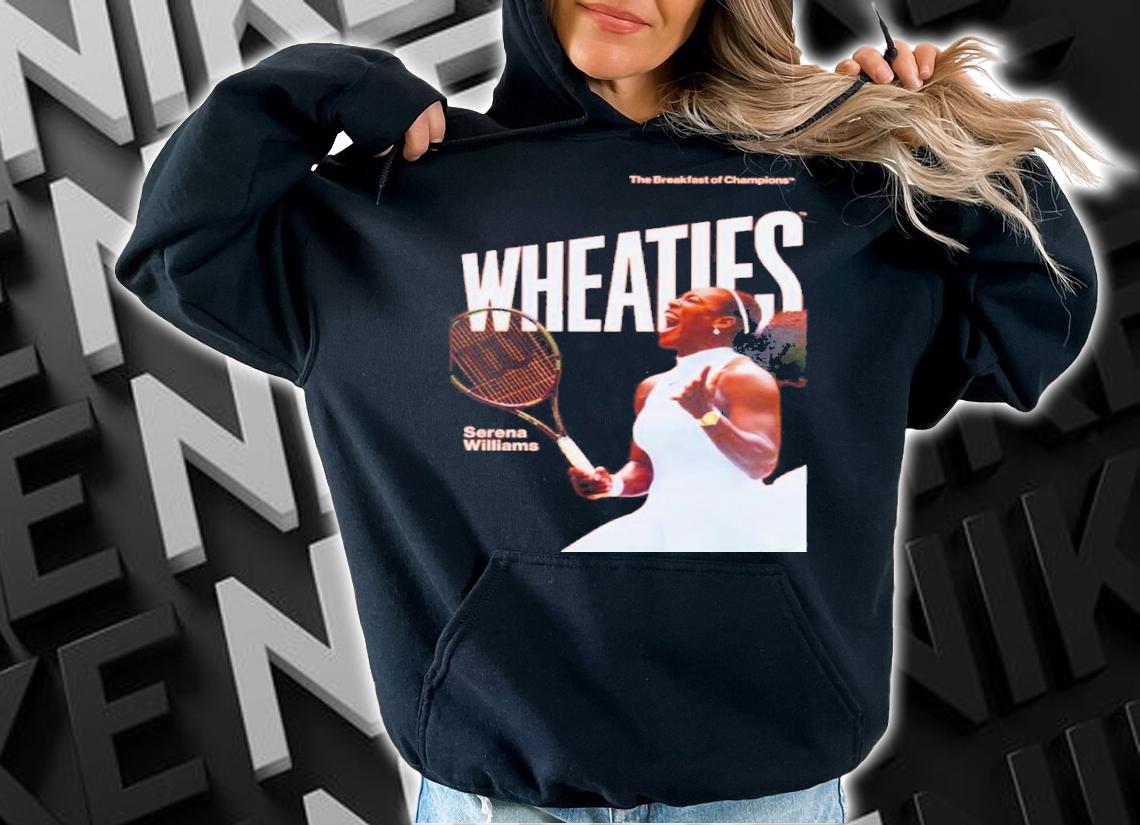 Serena Williams Wheaties Tennis Player Shirt t-shirt