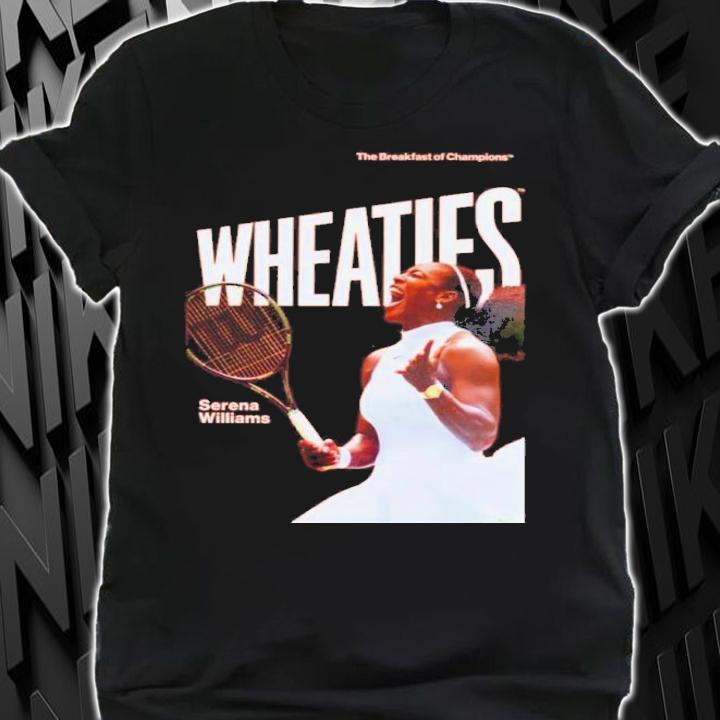 Serena Williams Wheaties Tennis Player Shirt t-shirt