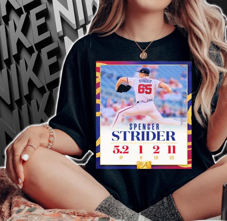 Spencer Strider Atlanta Braves Posters T-Shirt t-shirt