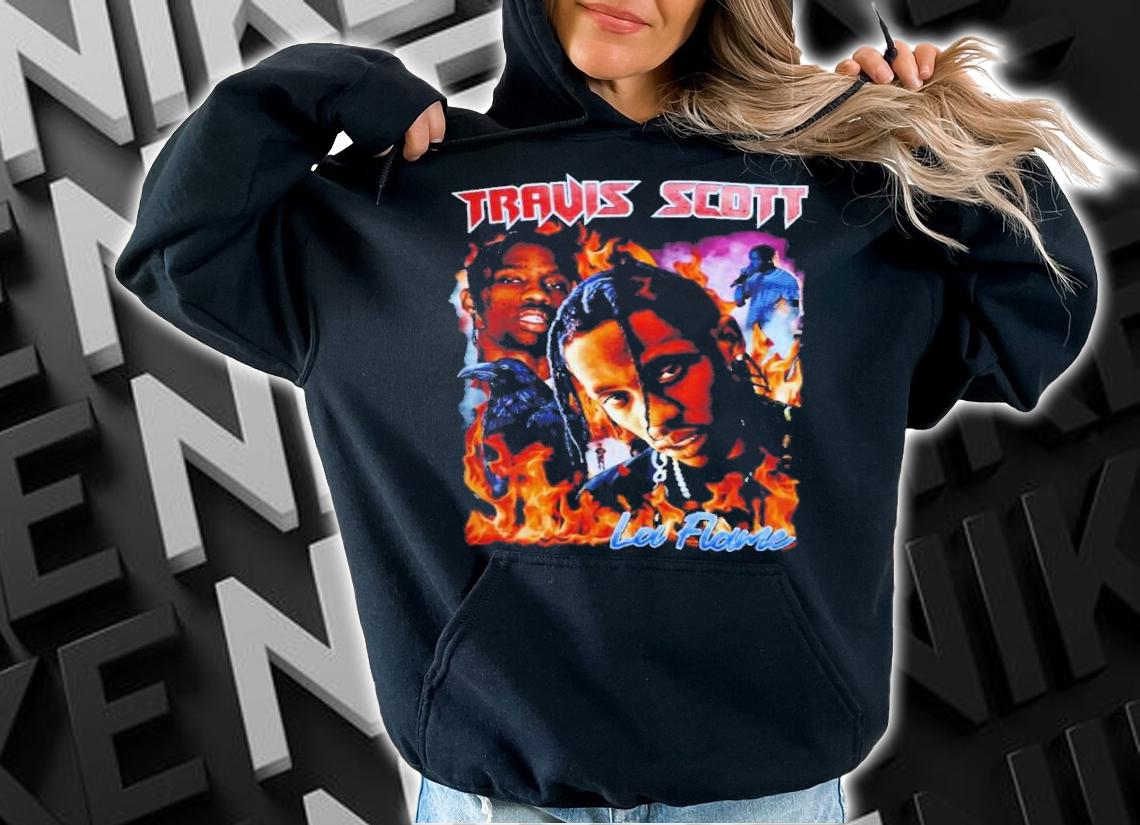 Travis Scott La Flame Retro Shirt t-shirt