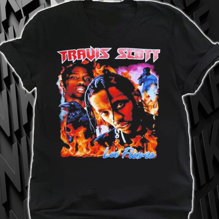 Travis Scott La Flame Retro Shirt t-shirt