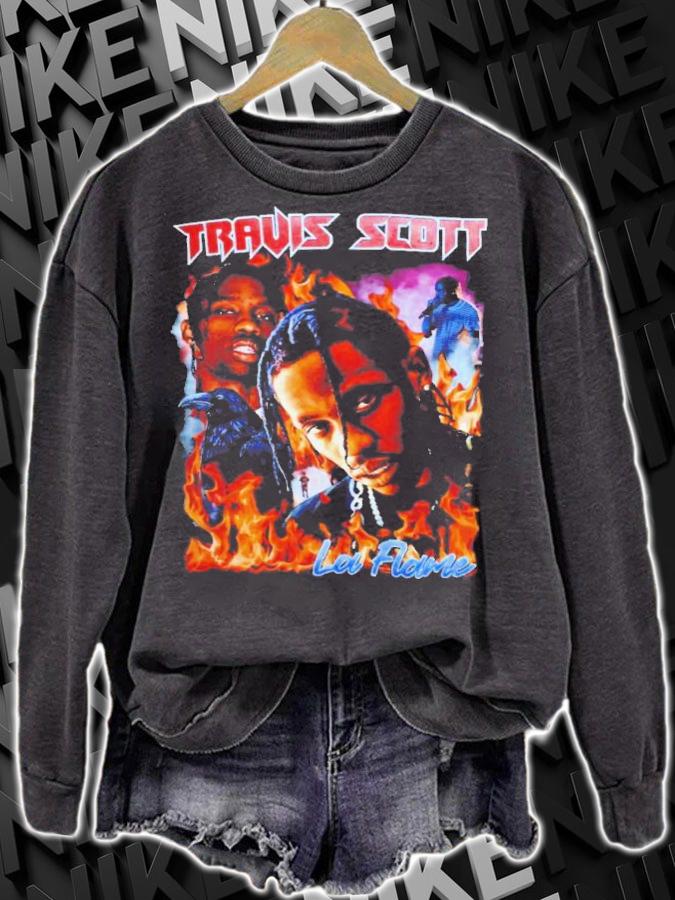 Travis Scott La Flame Retro Shirt t-shirt