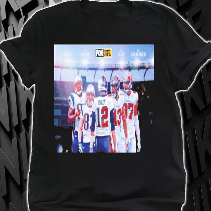 Tom Brady's Greatest Pass-Catchers List Includes Gronk Moss Shirt t-shirt