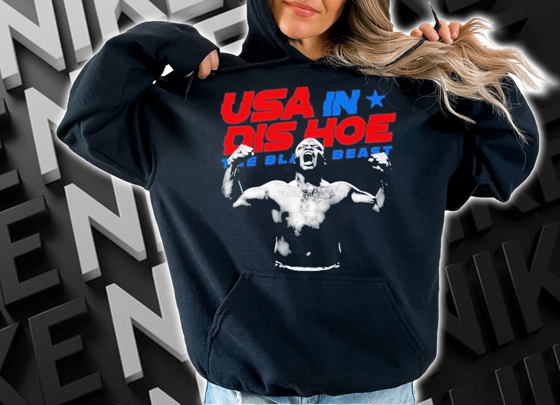 USA In Dis Hoe The Black Beast Derrick Lewis Shirt t-shirt