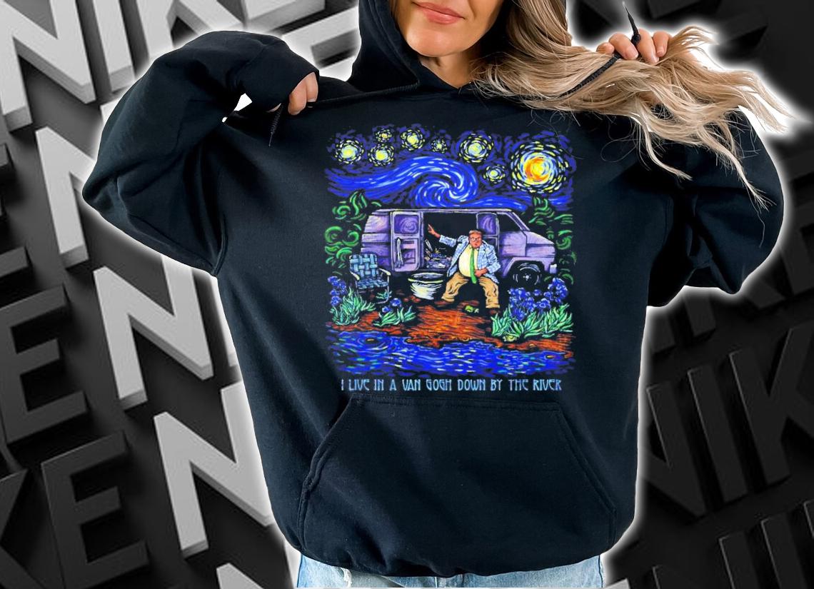 Van Gogh Down By The River Matt Foley T-Shirt t-shirt