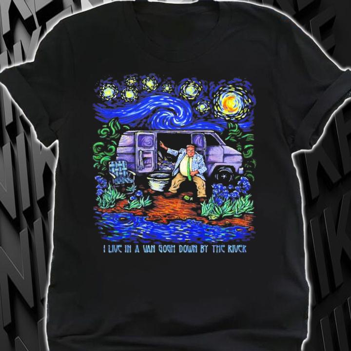 Van Gogh Down By The River Matt Foley T-Shirt t-shirt