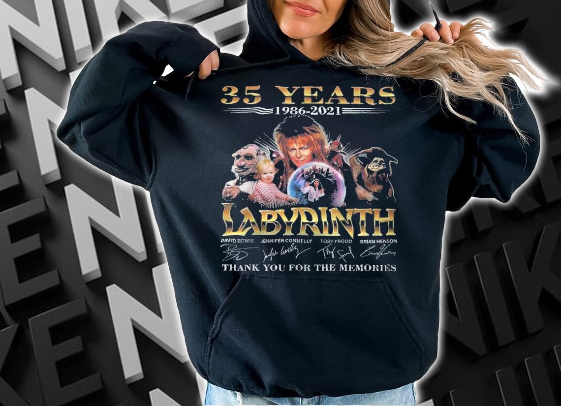 35 years 1986-2021 Labyrinth thank you for the memories shirt t-shirt