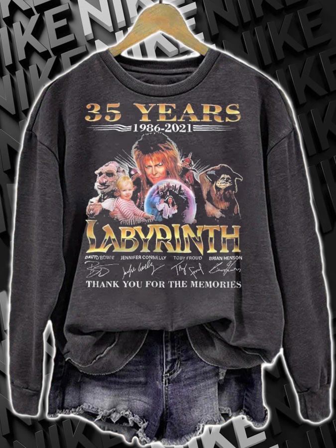 35 years 1986-2021 Labyrinth thank you for the memories shirt t-shirt