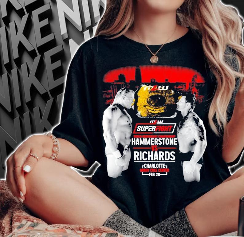 All Merchandise MLW SuperFight '21 Event Shirt t-shirt