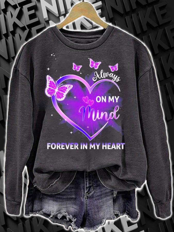 Always On My Mind Forever In My Heart Butterflies Shirt t-shirt