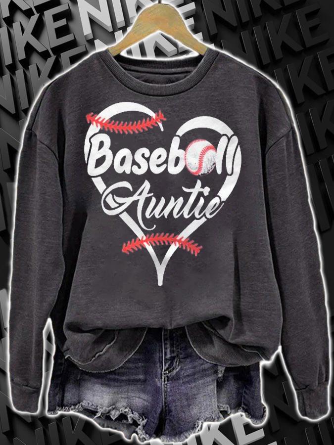 Baseball Aunt Heart Proud Baseball Auntie Shirt t-shirt