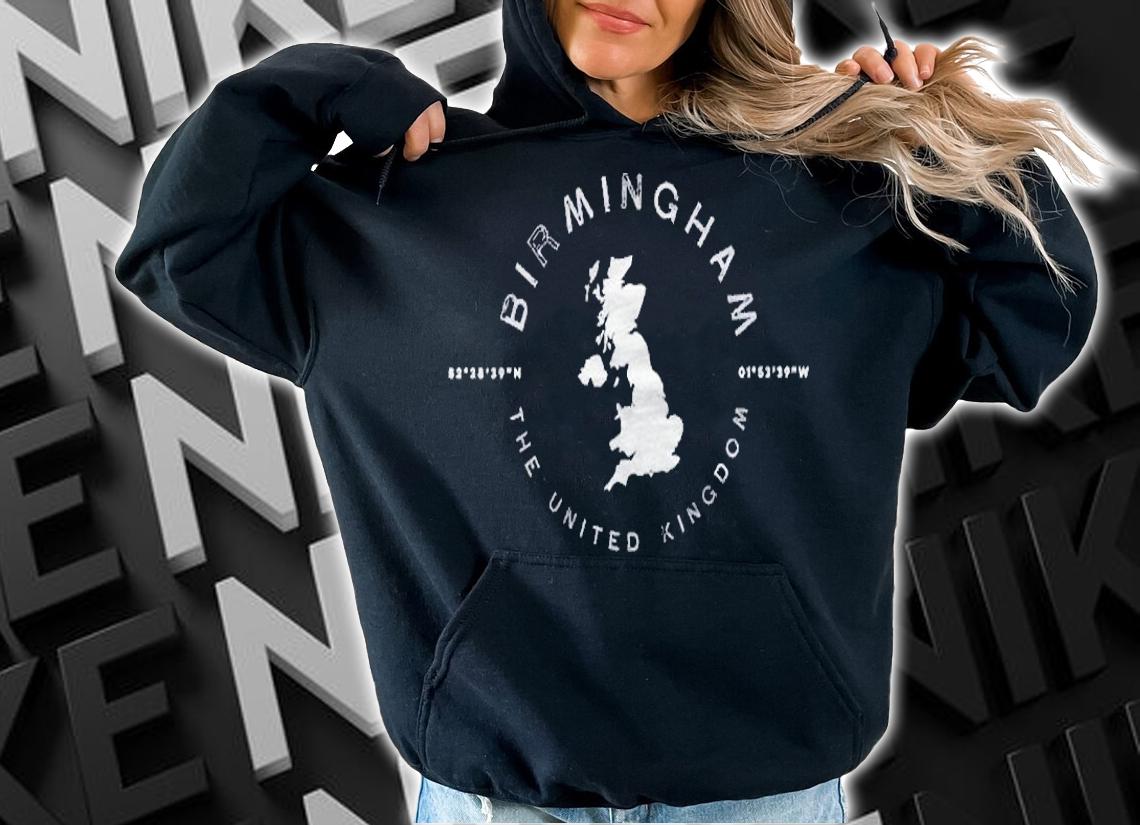 Birmingham United Kingdom Uk Retro Vintage Graphic Pullover Shirt t-shirt