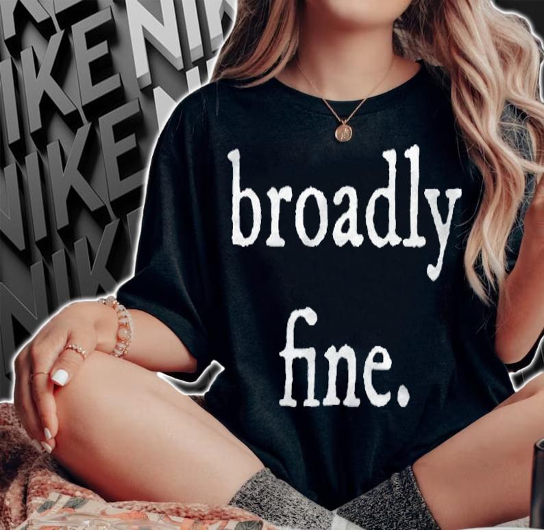 Broadly fine T-shirt t-shirt woman shirt