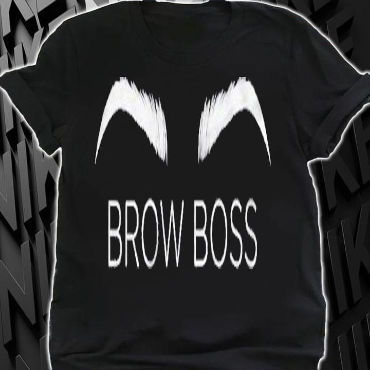 Brow Boss Eyebrow Shaping And Microblading Premium Shirt t-shirt