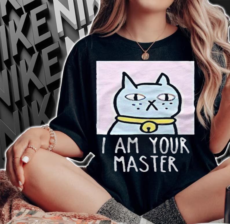 BTS Jin I am your master cat T-shirt t-shirt