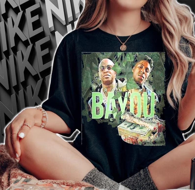 NBA YoungBoy x Birdman From the Bayou T Shirt t-shirt woman shirt