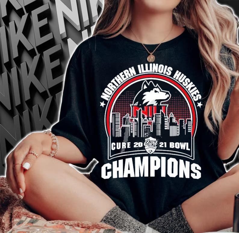 Northern Illinois Huskies Cure 2021 Bowl Champions Shirt t-shirt