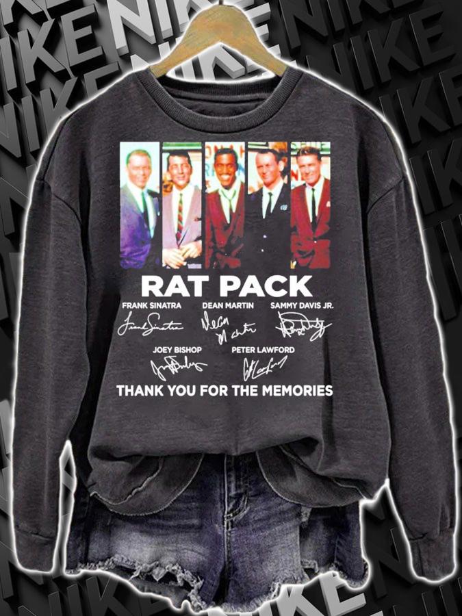 Rat Pack signatures thank you for the memories shirt t-shirt
