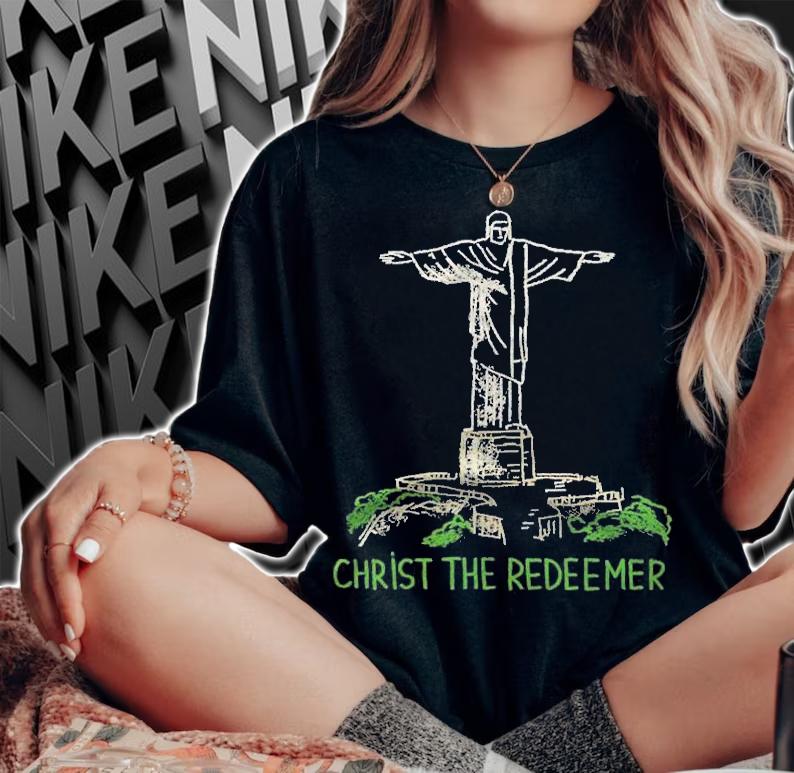 Christ The Redeemer Tee Christian shirt t-shirt woman shirt