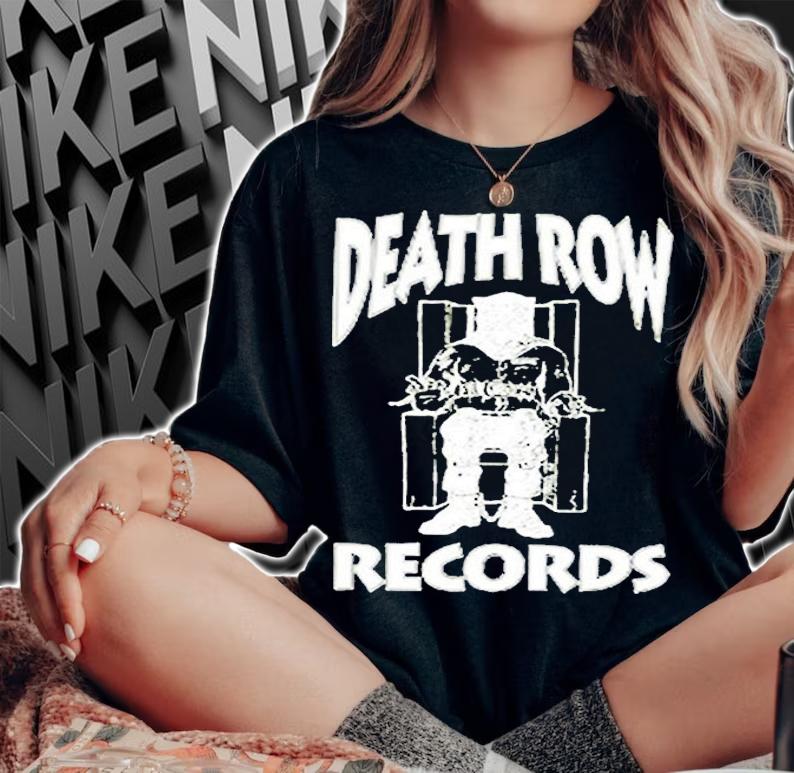 Death Row Records White T-Shirt t-shirt