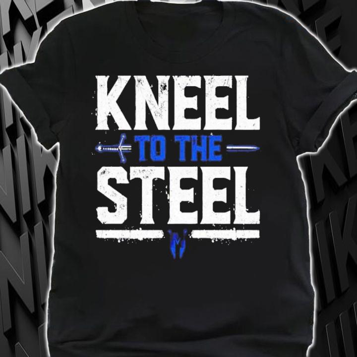 Drew Mcintyre Kneel To The Steel Authentic Shirt t-shirt