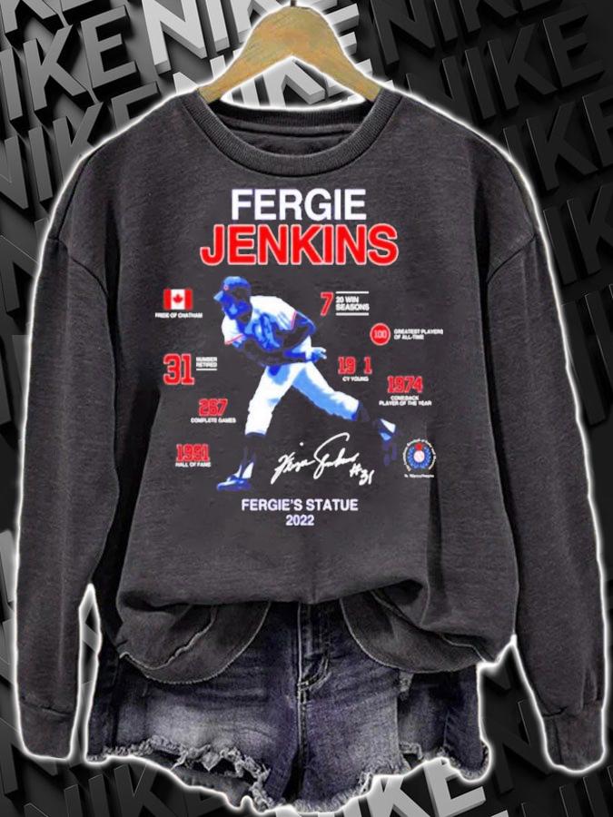 Fergie Jenkins Jenkins's Statue 2022 Shirt t-shirt sweatshirt