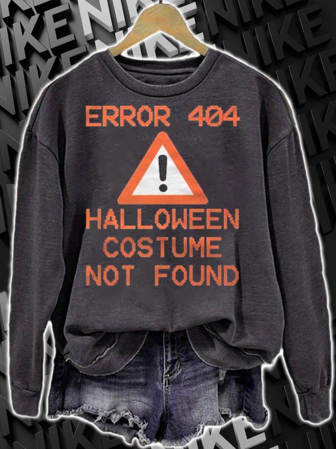 Funny Computer Nerd Halloween Error 404 Costume Not Found Premium Shirt t-shirt sweatshirt